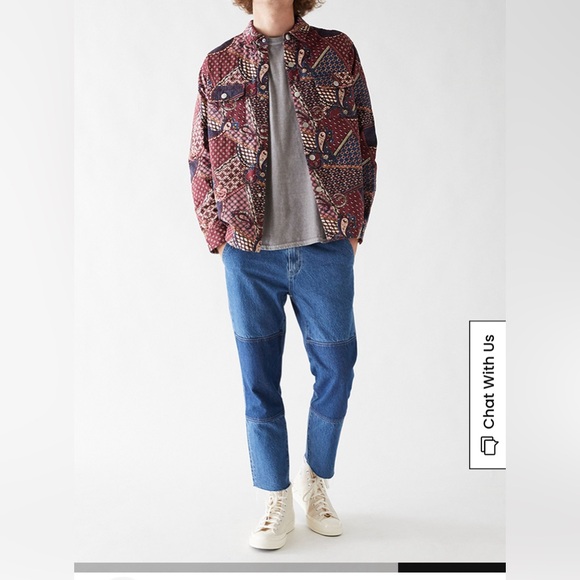 NWT Paisley quilted shirt jacket - Picture 3 of 7